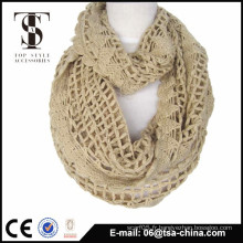 Hangzhou écharpe exportateur tricot écharpe hiver silencieux écharpe dames